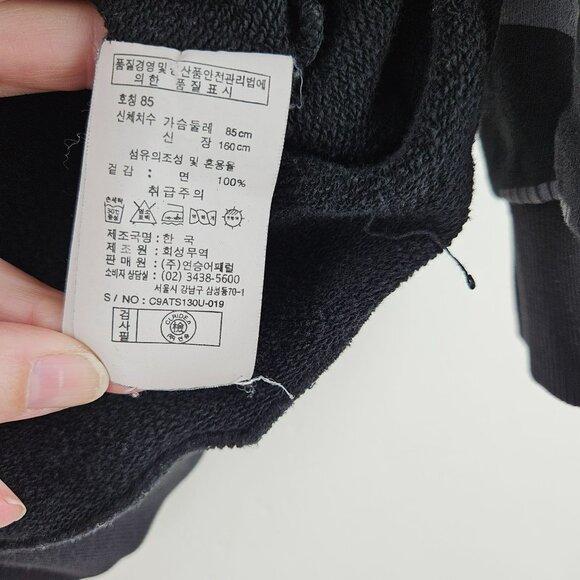 CLRIDE.n Mens S Hoodie Black All Over Print 85 - Picture 11 of 13